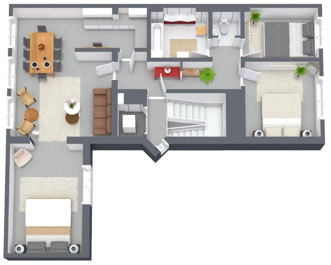 City Apartment 3 Bedroom, Kitchen, Wifi, Workspace, Coffee, Central Hasselt Bagian luar foto